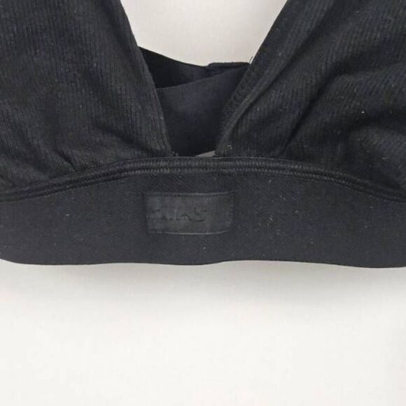 SKIMS COTTON RIBBED TRIANGLE BRA NWT - Picture 3 of 10